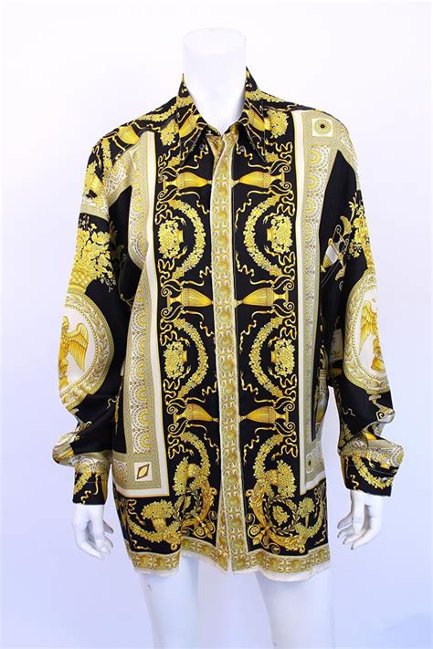 versace satin blouse|Versace blouse sale.